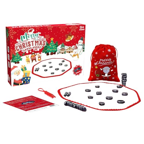 Magnetisches Schachspiel Steine, Tragbares Magnet Schach Magnetic Chess Game Schachbrett Magnetisch Tisch Magnetspiel für Kinder Erwachsene Geburtstag (B) von VORAE