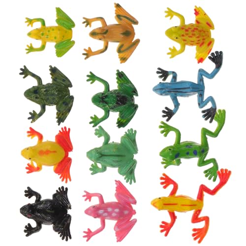 VOSAREA 1 Set Simulation Froschmodell Kinder Frösche Figur Spielzeug Frösche Figur Vorschule Wissenschaft Spielzeug Kind Spielzeug Frösche Spielzeug Miniatur Dekoration Frösche von VOSAREA