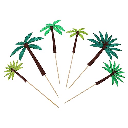 VOSAREA Hawaiian Themen Geburtstag Party Dekorationen Set 24 Stücke Kuchen Topper Dekorative Einstecken Karten von VOSAREA