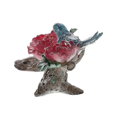 VOSAREA Kolibri Ornament Dekorationen Für Zuhause Kleine Tierfiguren Heim Herbst Dekoration Mini Ornamente Kolibris Herbst Wohnkultur Rasendekorationen Teetasse Outdoor von VOSAREA