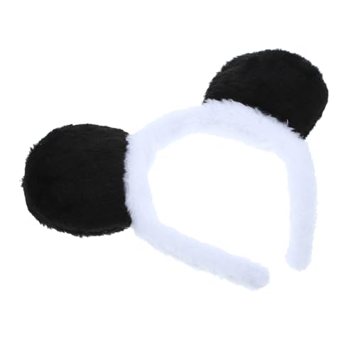 VOSAREA Panda Ohr Stirnband Haarschmuck Party Kopf Accessoire Cosplay Requisite Festival Requisiten Zartes Stirnband Tier Ohr Kopfbedeckung Party Kopfbedeckung Panda Stirnband von VOSAREA