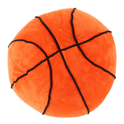 VOSAREA Plüsch Basketballspielzeug Weiches Basketballkissen Plüschkissen Kindersportkissen Stofftier Plüschtier Wurfkissen Ballsport Basketballkissen Sportplüschball Jungenspielzeug Pp von VOSAREA