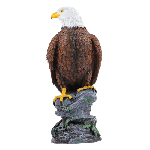 VOSAREA Simulierter Adler Ornament Adler Verzierung Tier Vogel Figur Adler Skulptur Tischdekoration Garten Ornament Garten Vogel Figur Ornament Accessoire Schickes von VOSAREA