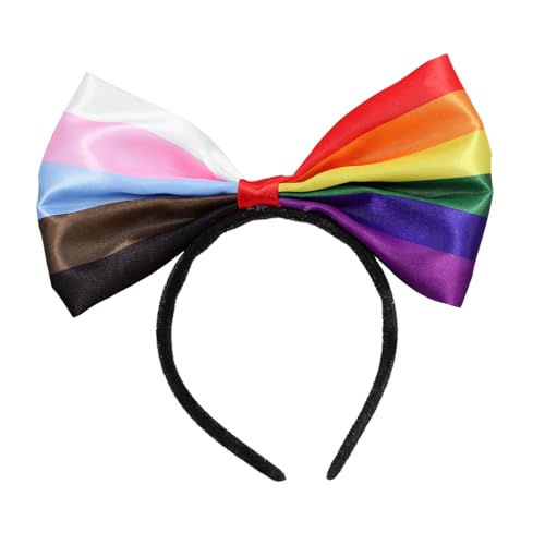 VOSAREA Stolzes Regenbogen-stirnband Stirnband Männer Stirnbänder Zubehör Haarschmuck Für Damen Stirnband Für Erwachsene Kostüm Stirnband Accessoires Haare Fotostudio Stirnband Plastik von VOSAREA