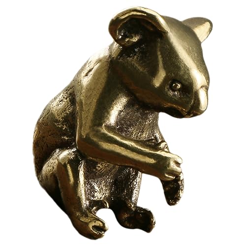 VOSAREA Tee Haustier Ornament Koala Figuren Tisch Koala Ornament Koala Verzierung Kreative Koala Verzierung Garten Koala Figur Koala Statue Koala Modelle Heim Koala Ornament von VOSAREA