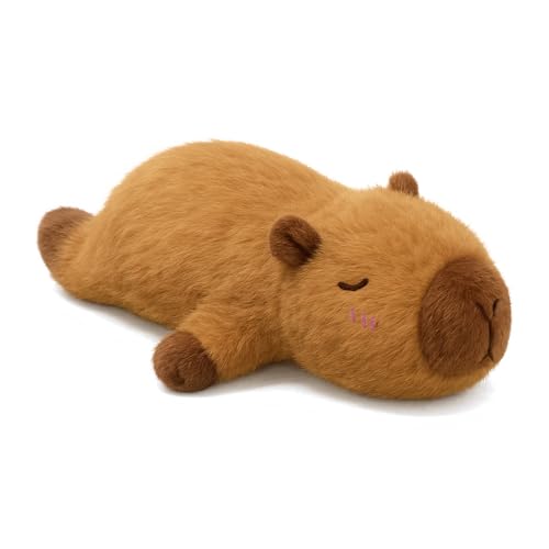 Capybara Kuscheltier 48cm – Weiches Capybara Plüschtier Kissen – Süßes Wasserschwein Kuscheltier für Kinder & Erwachsene Capybara Kuscheltier 48cm – Weiches Capybara Plüschtier Kissen – Süßes Wasserschwein Kuscheltier für Kinder & Erwachsene von VOSSOT