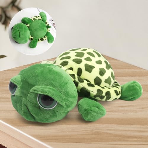 VOSSOT Kuscheltier Schildkröte, 28 cm Süßes Meeresschildkröte Plushie Weiches Umweltfreundliches zum Kuscheln & Spielen, Meeresschildkröte Stofftier für Kuschelecke Kinderzimmer Schlafzimmer Deko VOSSOT Kuscheltier Schildkröte, 28 cm Süßes Meeresschildkröte Plushie Weiches Umweltfreundliches zum Kuscheln & Spielen, Meeresschildkröte Stofftier für Kuschelecke Kinderzimmer Schlafzimmer Deko von VOSSOT