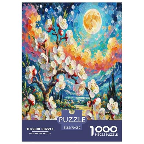 Aprikosenblüte Puzzle 1000 Teile Schwer Puzzle Spielzeug Pädagogisches Spiel Impossible Herausforderungsspielzeug Für Erwachsene Und Kinder Ab 12 Jahren 70x50cm/1000pcs Aprikosenblüte Puzzle 1000 Teile Schwer Puzzle Spielzeug Pädagogisches Spiel Impossible Herausforderungsspielzeug Für Erwachsene Und Kinder Ab 12 Jahren 70x50cm/1000pcs von VOXAVQRAN