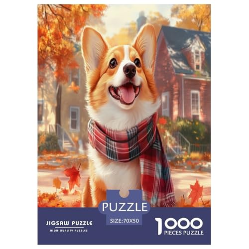Corgi Puzzles 1000 Teile Schwer Puzzle Spielzeug Lernspiel Impossible Herausforderungsspielzeug Für Erwachsene Und Kinder Ab 12 Jahren 70x50cm/1000pcs Corgi Puzzles 1000 Teile Schwer Puzzle Spielzeug Lernspiel Impossible Herausforderungsspielzeug Für Erwachsene Und Kinder Ab 12 Jahren 70x50cm/1000pcs von VOXAVQRAN