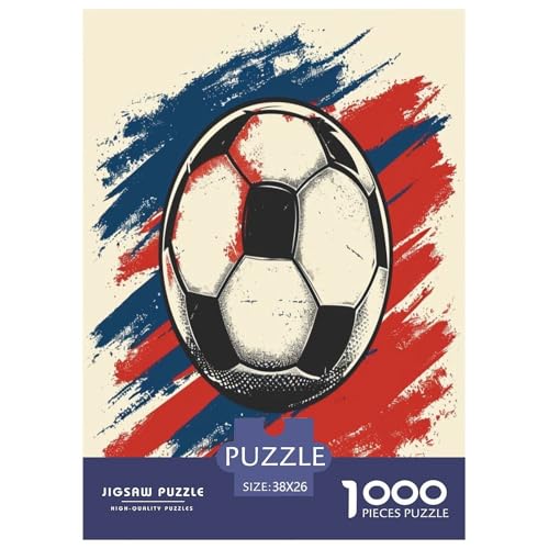 Fußball Puzzle 1000 Teile Schwer Puzzle Spielzeug Pädagogisches Spiel Impossible Herausforderungsspielzeug Für Erwachsene Kinder 38x26cm/1000pcs Fußball Puzzle 1000 Teile Schwer Puzzle Spielzeug Pädagogisches Spiel Impossible Herausforderungsspielzeug Für Erwachsene Kinder 38x26cm/1000pcs von VOXAVQRAN
