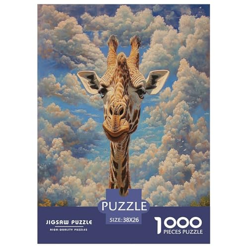 Giraffe Puzzles 1000 Teile Schwer Puzzle Spielzeug Pädagogisches Spiel Impossible Herausforderungsspielzeug Für Erwachsene Kinder 38x26cm/1000pcs Giraffe Puzzles 1000 Teile Schwer Puzzle Spielzeug Pädagogisches Spiel Impossible Herausforderungsspielzeug Für Erwachsene Kinder 38x26cm/1000pcs von VOXAVQRAN