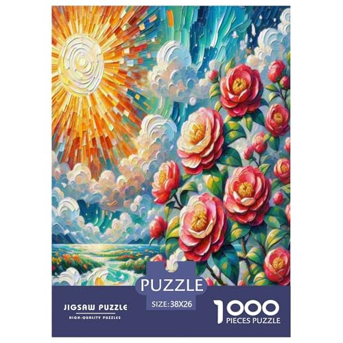 Kamellien Puzzle 1000-teilige Schwer Puzzle Spielzeug Lernspiel Impossible Herausforderungsspielzeug Für Erwachsene Und Kinder Ab 14 Jahren 38x26cm/1000pcs Kamellien Puzzle 1000-teilige Schwer Puzzle Spielzeug Lernspiel Impossible Herausforderungsspielzeug Für Erwachsene Und Kinder Ab 14 Jahren 38x26cm/1000pcs von VOXAVQRAN