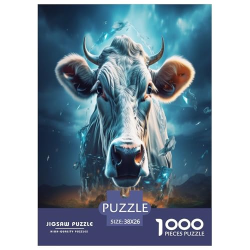 Kuh Puzzle 1000 Teile Schwer Puzzle Spielzeug Pädagogisches Spiel Impossible Herausforderung Spielzeug Für Erwachsene Und Kinder in Bewährter 38x26cm/1000pcs Kuh Puzzle 1000 Teile Schwer Puzzle Spielzeug Pädagogisches Spiel Impossible Herausforderung Spielzeug Für Erwachsene Und Kinder in Bewährter 38x26cm/1000pcs von VOXAVQRAN