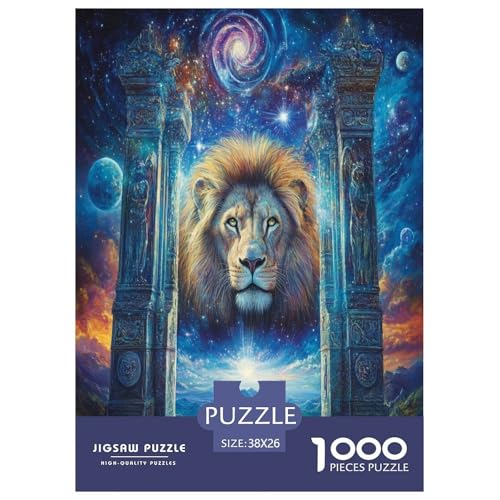 Löwen Puzzle 1000-teilige Schwer Puzzle Spielzeug Lernspiel Impossible Herausforderungsspielzeug Für Erwachsene Und Kinder Ab 12 Jahren 38x26cm/1000pcs Löwen Puzzle 1000-teilige Schwer Puzzle Spielzeug Lernspiel Impossible Herausforderungsspielzeug Für Erwachsene Und Kinder Ab 12 Jahren 38x26cm/1000pcs von VOXAVQRAN