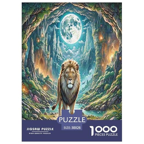 Löwen Puzzles 1000 Teile Schwer Puzzle Spielzeug Pädagogisches Spiel Impossible Herausforderungsspielzeug Für Erwachsene Und Kinder Ab 14 Jahren 38x26cm/1000pcs Löwen Puzzles 1000 Teile Schwer Puzzle Spielzeug Pädagogisches Spiel Impossible Herausforderungsspielzeug Für Erwachsene Und Kinder Ab 14 Jahren 38x26cm/1000pcs von VOXAVQRAN