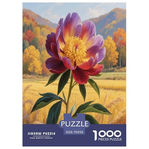 Peony Puzzle 1000-teilige Schwer Puzzle Spielzeug Lernspiel Impossible Herausforderungsspielzeug Für Erwachsene Und Kinder Ab 12 Jahren 70x50cm/1000pcs Peony Puzzle 1000-teilige Schwer Puzzle Spielzeug Lernspiel Impossible Herausforderungsspielzeug Für Erwachsene Und Kinder Ab 12 Jahren 70x50cm/1000pcs von VOXAVQRAN
