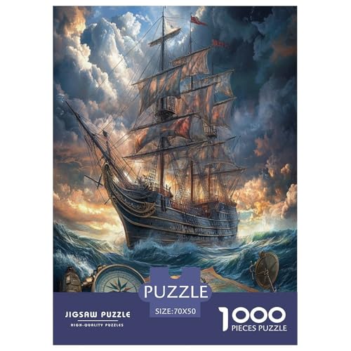 Segelboot Puzzles 1000 Teile Schwer Puzzle Spielzeug Lernspiel Impossible Herausforderung Spielzeug Für Erwachsene Und Kinder Ab 12 Jahren 70x50cm/1000pcs Segelboot Puzzles 1000 Teile Schwer Puzzle Spielzeug Lernspiel Impossible Herausforderung Spielzeug Für Erwachsene Und Kinder Ab 12 Jahren 70x50cm/1000pcs von VOXAVQRAN