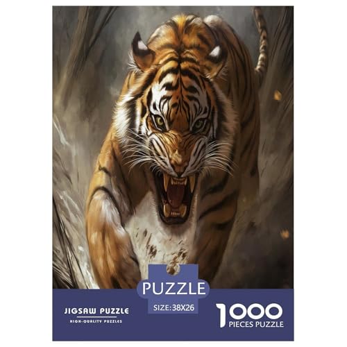 Tiger Puzzle 1000 Teile Schwer Puzzle Spielzeug Pädagogisches Spiel Impossible Herausforderungsspielzeug Für Erwachsene Und Kinder Ab 12 Jahren 38x26cm/1000pcs Tiger Puzzle 1000 Teile Schwer Puzzle Spielzeug Pädagogisches Spiel Impossible Herausforderungsspielzeug Für Erwachsene Und Kinder Ab 12 Jahren 38x26cm/1000pcs von VOXAVQRAN