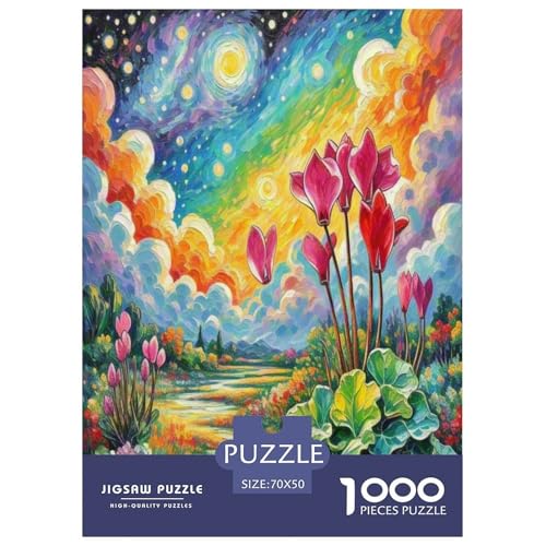 Zyklamen Puzzle 1000 Teile Schwer Puzzle Spielzeug Pädagogisches Spiel Impossible Herausforderungsspielzeug Für Erwachsene Kinder 70x50cm/1000pcs Zyklamen Puzzle 1000 Teile Schwer Puzzle Spielzeug Pädagogisches Spiel Impossible Herausforderungsspielzeug Für Erwachsene Kinder 70x50cm/1000pcs von VOXAVQRAN