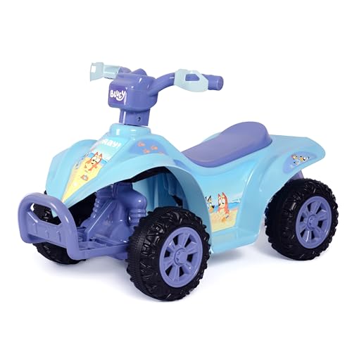 Bluey 6 V ATV Quad für Kinder – leistungsstarkes und sicheres Aufsitzspielzeug mit wiederaufladbarem Akku – Vorwärts- und Rückwärtsfahren – maximale Tragkraft von 25 kg – Alter 2–3 Jahre von VOYAGER