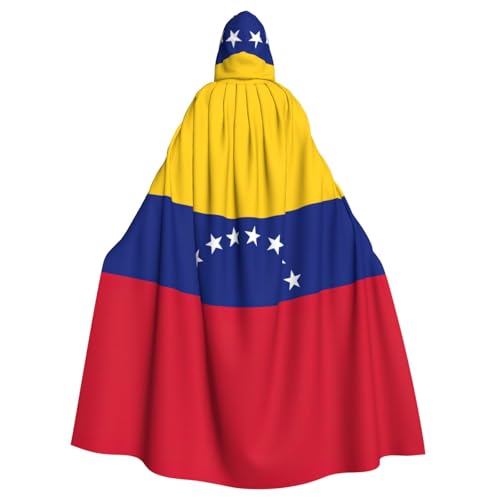 VPPUR Umhang mit der Flagge von Venezuela, mit Kapuze, für Damen und Herren, Halloween, Cosplay, Karneval, Partys, Themenveranstaltungen von VPPUR