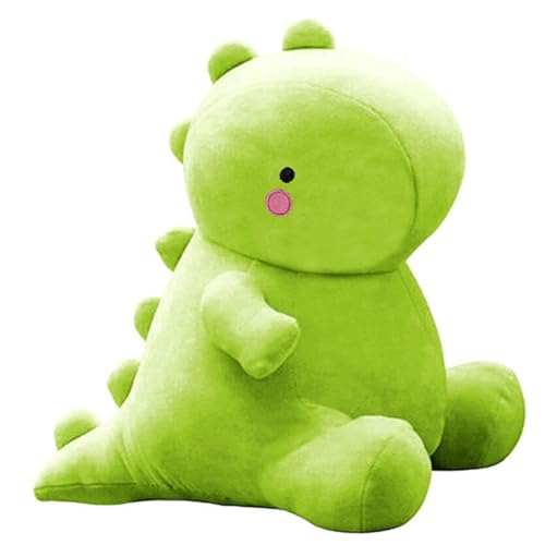 Plüschtier Dinosaurier Kuscheltier,Niedliches Dino Stofftier Plüschkissen,Kuscheltier Figur, Umarmungskissen Kawaii Plüschtier,Tyrannosaurus Tier Spielzeug,Geschenk Für Kinder Mädchen Jungen Gras-Grün von VROLUVTQ