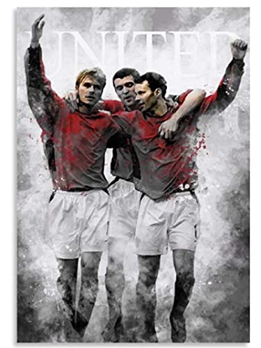 1000-teiliges Puzzle, Manchester United-Fußballspieler-Poster, Spielzeug für Erwachsene und Kinder, Lernspiel, klassisches Lernspielzeug, Puzzle, 70 x 50 cm von VRYOP