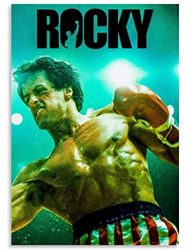 1000-teiliges Puzzle Rocky Balboa Poster Erwachsene Kinder Spielzeug Lernspiel 38x26CM von VRYOP