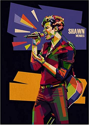 1000-teiliges Puzzle Shawn Mendes Poster Erwachsene Kinder Papierspielzeug Lernspiel 52x38CM von VRYOP