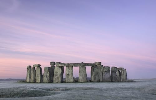 1000-teiliges Puzzle für Erwachsene, Puzzle 1000 Teile, Puzzle für Erwachsene, Geschenke, Pastell, Stonehenge, 52 x 38 cm von VRYOP