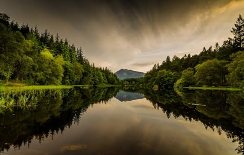 1000-teiliges Puzzle für Erwachsene | Puzzle 1000 Teile für Erwachsene als Geschenk, Schottland, Lochan, Glencoe, 70 x 50 cm von VRYOP