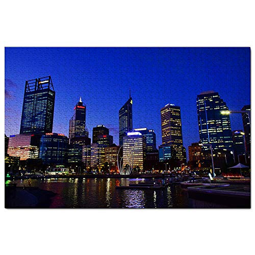 Australien Perth Puzzle für Erwachsene 1000 Teile Reisegeschenk Souvenir 70x50CM von VRYOP