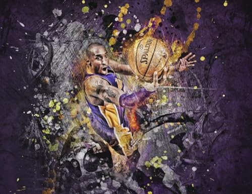 Basketballspieler 24, Wandkunst, Poster, 1000 Teile, Puzzle, Spielzeug für Erwachsene, Dekompressionsspiel, Gq408Zy, 50 x 70 cm von VRYOP