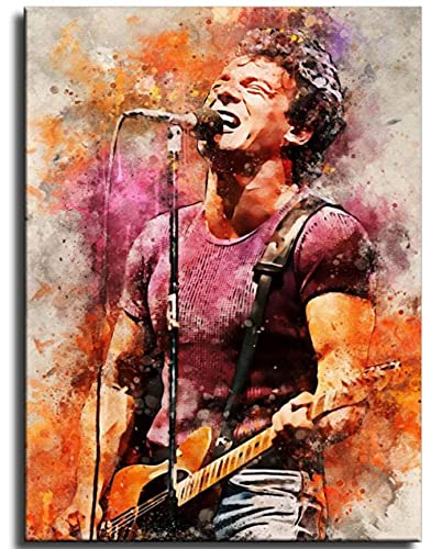 Bruce Springsteen Poster Holzpuzzle 1000 Teile Erwachsenenspielzeug Dekompressionsspiel 38x26CM von VRYOP