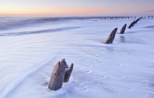 Holzpuzzle für Erwachsene und Kinder, 1000-teiliges Puzzle, England, Großbritannien, Nordsee, Nordsee 70x100CM von VRYOP