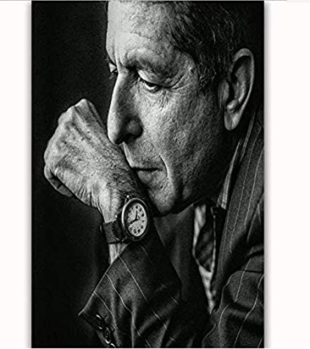 Leonard Cohen Sänger Musiker Star Poster Leinwand Malerei Home Wanddekoration Bild 70x100CM von VRYOP