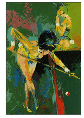 Poster und Druck, Leroy Neiman-Replik, modernes abstraktes Wandkunstbild, Wohnzimmer-Heimdekor, Jz414Mq, 40 x 60 cm, Rahmenlos, 50 x 70 cm von VRYOP