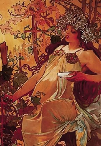 Puzzle 1000 Teile Alphonse Mucha Poster Reproduktion Spielzeug Erwachsene Dekompressionsspiel Xy482Wk 38x26CM von VRYOP