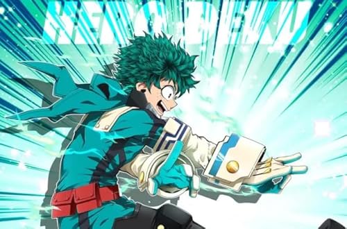 Puzzle 1000 Teile Anime-Charakter Midoriya-Poster, farbenfrohes Geschicklichkeitsspiel für die ganze Familie, Erwachsene, Bq197Cz, 38 x 26 cm von VRYOP