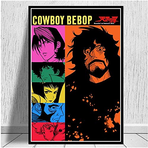 Puzzle 1000 Teile Ccowboy Bebop Anime Poster Art für Papierspielzeug für Erwachsene, Dekompressionsspiel, 70 x 50 cm von VRYOP