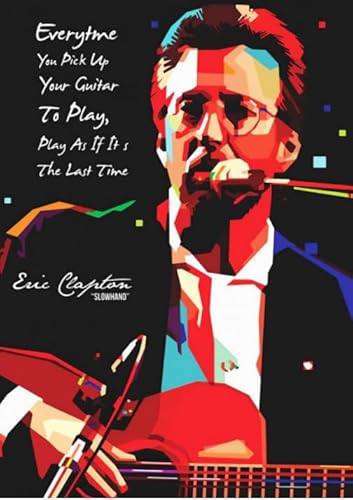 Puzzle 1000 Teile Eric.Clapton Band Art Poster Dekompressionsspiel für Erwachsene Spielzeug Gq457Zy 38x52CM von VRYOP