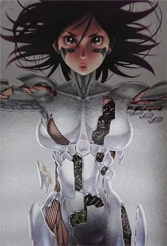 Puzzle 1000 Teile Gunnm Japanische Manga-Illustrationen Wandkunst Poster Holz Erwachsenenspielzeug Dekompressionsspiel Qp263Ws 38x26CM von VRYOP