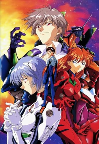 Puzzle 1000 Teile Japanisches Anime Evangelion Poster Dekompressionsspiel für Erwachsene Spielzeug Xy56Qw 70x50CM von VRYOP