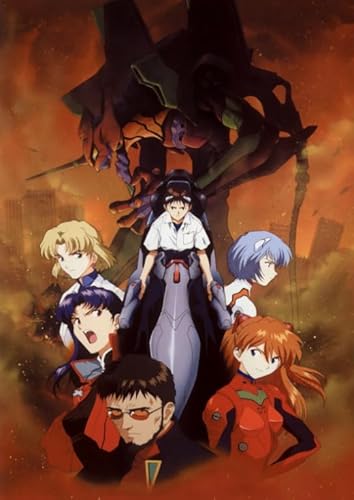 Puzzle 1000 Teile Japanisches Anime Evangelion Poster Dekompressionsspiel für Erwachsene Spielzeug Xy57Qw 70x50CM von VRYOP