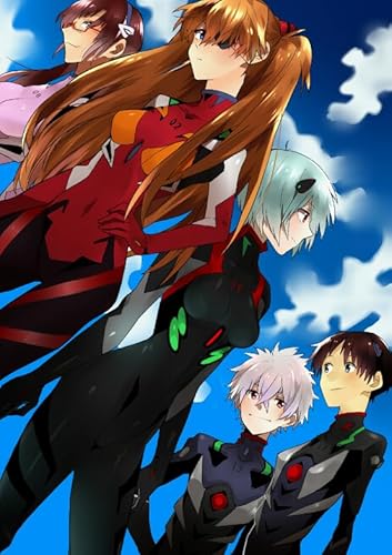 Puzzle 1000 Teile Japanisches Anime Evangelion Poster Dekompressionsspiel für Erwachsene Spielzeug Xy58Qw 70x50CM von VRYOP