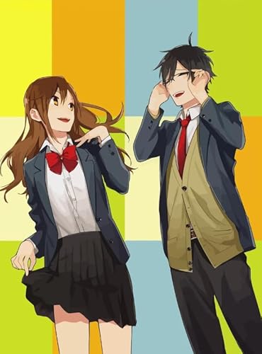 Puzzle 1000 Teile Japanisches Anime Horimiya Wandkunst Poster Holz Spielzeug für Erwachsene Dekompressionsspiel Gq162Zy 38x52CM von VRYOP