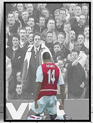 Puzzle 1000 Teile Legende Thierry Henry Poster Holz Spielzeug für Erwachsene Dekompressionsspiel 38x26CM von VRYOP