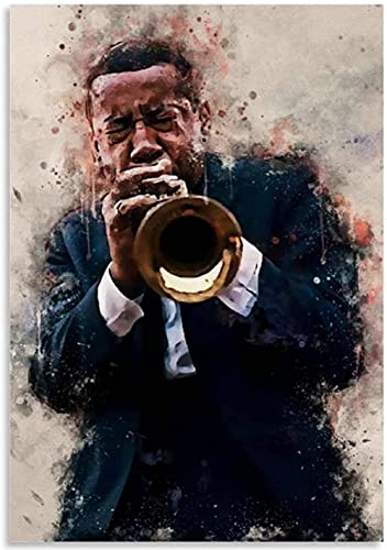 Puzzle 1000 Teile Louis Armstrong Poster PapierErwachsenenspielzeug Dekompressionsspiel 70x50CM von VRYOP