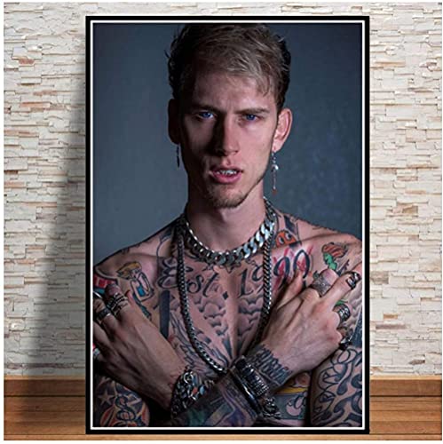 Puzzle 1000 Teile Machine Gun Kelly Rapper Hip Hop Musik Sänger Star Poster Papier für Erwachsene Kinder Spiele Lernspielzeug 38x26CM von VRYOP