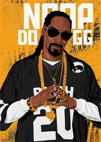 Puzzle 1000 Teile Rapper Snoopadelic Bilder Puzzles Lernspielzeug für Erwachsene Xy403Qw 52x38CM von VRYOP